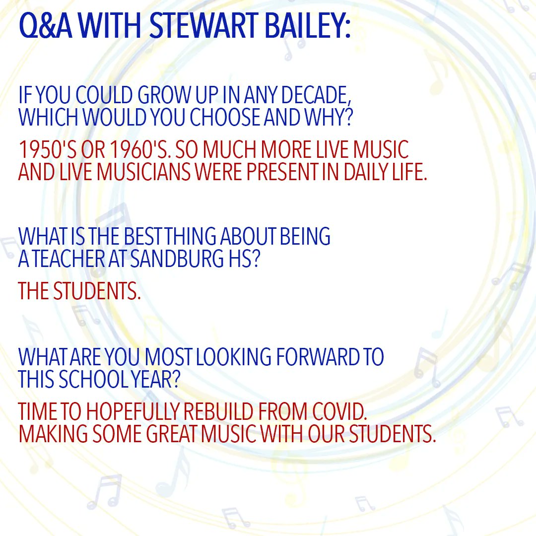 What time is it? First day of school? Well then, it's time to MEET THE DIRECTORS!!
@SandburgHS @CSEngMusEL @OrchestraCshs @SandburgChoir @SandburgBands @CHSD230 @DSmithCSHS 
 
#musiceducation #musicteacher #banddirector #teachingmusic #musicclassroom #musicteachersrock