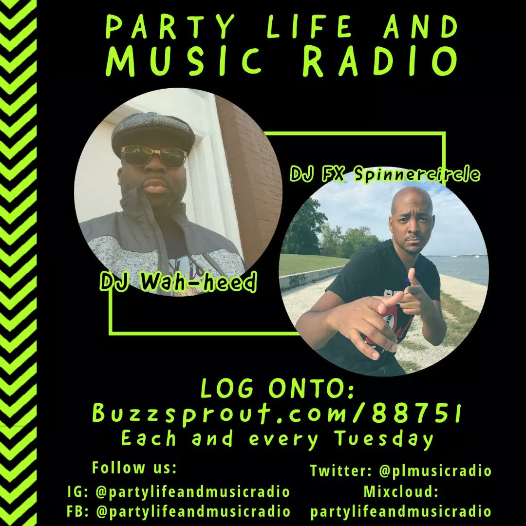 plmusicradio's tweet photo. Each and every Tuesday on #buzzsprout

Log onto https://t.co/6S13yt9zvY to check out our latest shows. @djwahheed @spinnercircle @buzzsprout @Studio202DC #djwahheed #spinnercircle #partylifeandmusicradio #studio202dc https://t.co/vxajkmAdqZ