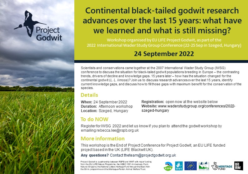 We are running a workshop as part of #IWSG2022 - Join us to discuss our results and research advances on continental BTG over the last 15 years: what have we learned and what is still missing? Register by 22 Aug👉 waderstudygroup.org/conferences/20…