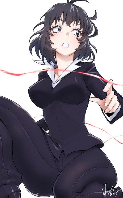 #片膝立てポーズを上げたら皆も上げてくれる 
#血界戦線 