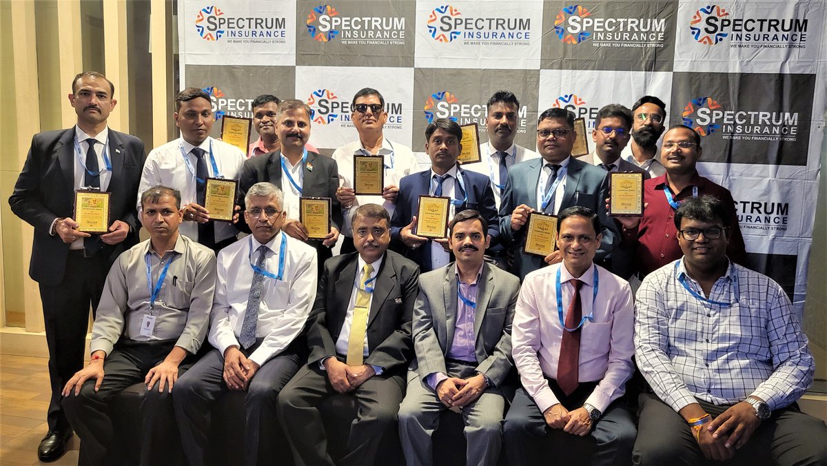 SpectrumInsura2's tweet photo. Setting yourself apart from the competition is what the spectrum insurance strategy meet FY 23 is all about. Being different from others in what you do is more important than being excellent at it.
.
.
#SpectrumInsurance #BefikarHamesha #Insurance #achivements #congratulations https://t.co/42soWeulIB