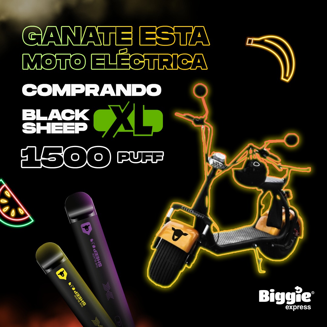 Black Sheep te regala una Moto Eléctrica 🥳🛴
Con la compra de un TBS XL participas del sorteo de una de las 2 Motos Eléctricas. Solo tenés que solicitar tu factura con RUC/CI en caja y ya participas de manera automática. ¡Participá ya!

•1° sorteo: 15/09
•2° Sorteo: 16/10