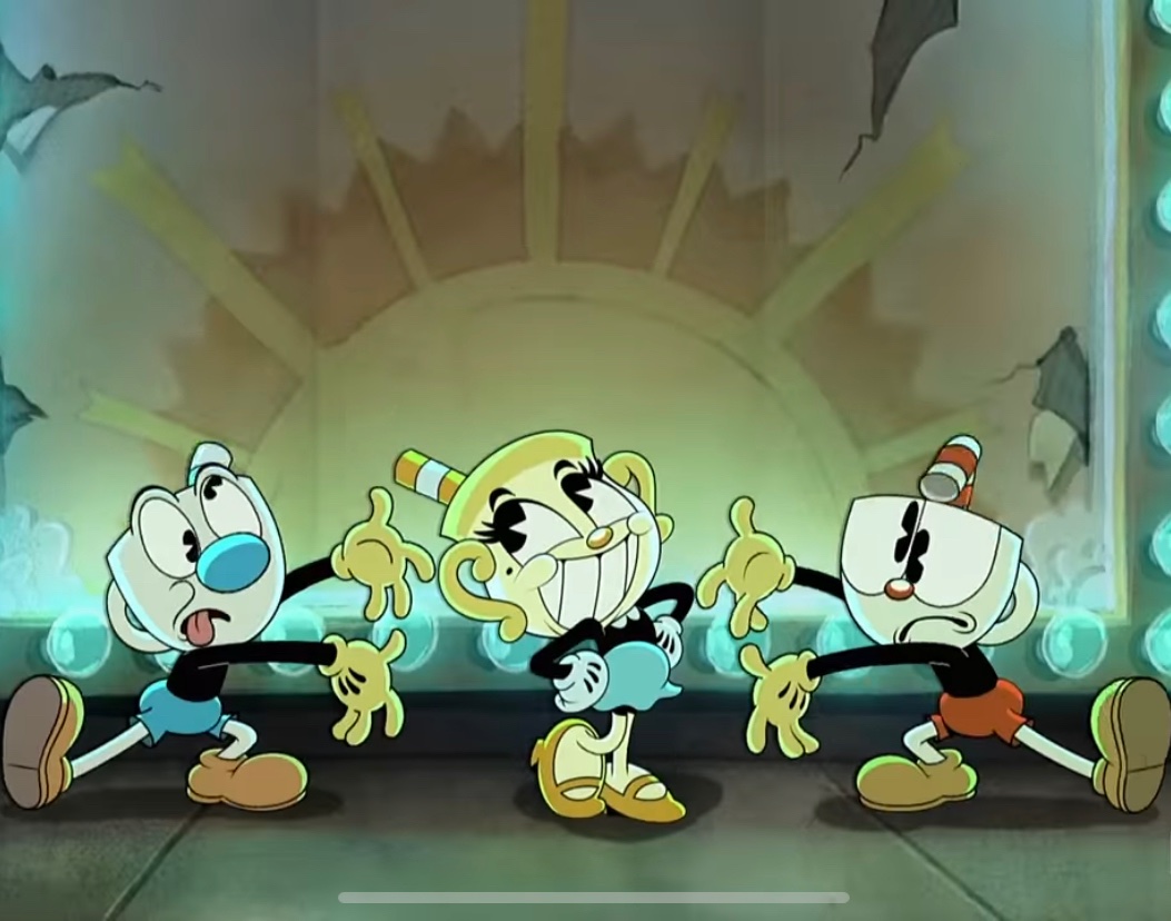 artsy_tanuki's tweet photo. Just one more day till see these ding dongs again! #TheCupheadShow 
#Cuphead
#Mugman 
#MrsChalice https://t.co/R1moY2ukTX