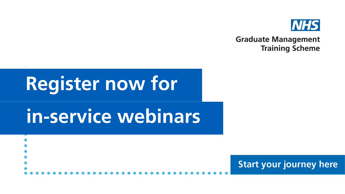 NHS Graduate Management Training Scheme (GMTS) tweet media