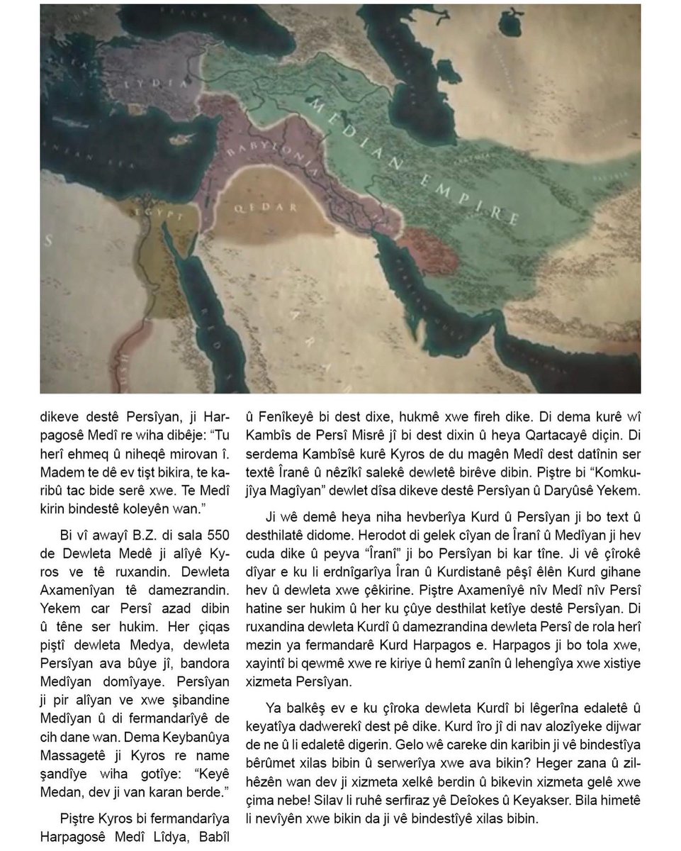 RaisingKurds's tweet photo. ÇÎROKA DEWLETA KURDÎ
Ji pênûsa nivîskar Necat Zivingî ✍️ @necatzivingi
Gelo hûn dizanin dewleta Kurdan Medya çawa bi edalet ava bû?
Ji bo bersiva vê pirsê biçe ⤵️
https://t.co/PbvrWwI3F0
#justice #dadmendî #state #dewlet #kurdish #medya #heredot #history #magazine #london https://t.co/hz0GwocwXa