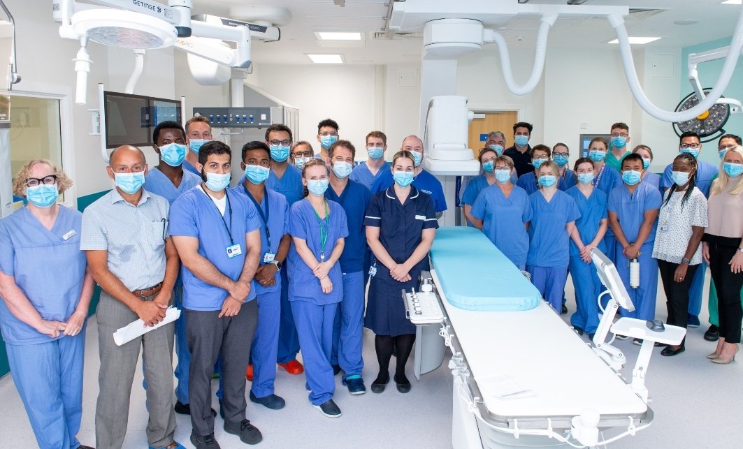 LabsLtht's tweet photo. Our 1st TAVI List in our brand new Hybrid Lab was a great success. Well done to all disciplines involved 👏 #TAVI #Cathlab #Hybridlab @chris_malkin4 @Dr_Noman_Ali @DanBlackman7 @cardiorespLTHT @LeedsValve @LeedsPci https://t.co/uKx6uwWwM2