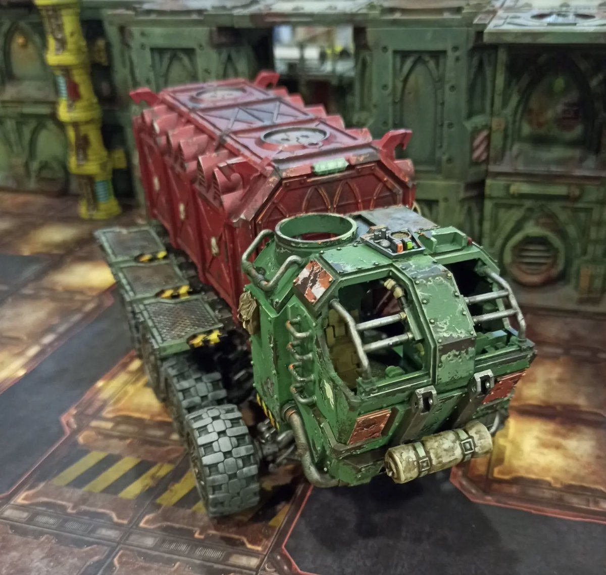 PrintMinis's tweet photo. The Colossus Heavy Transporter, printed and painted by the incredible trio @darth_grumpy, @barbutpaints and @lonewolf.3d! Subscribe in August to get it!
https://t.co/9y71uNvsy0
#necromunda #paintedminis #warhammer40k #warhammer #40k #killteam
#wargaming #3dprint #3dprinting https://t.co/xb2iVWMMD2