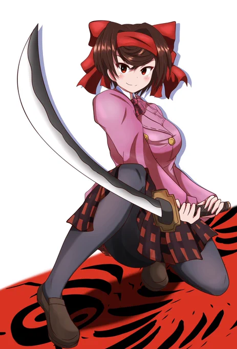 #片膝立てポーズを上げたら皆も上げてくれる 