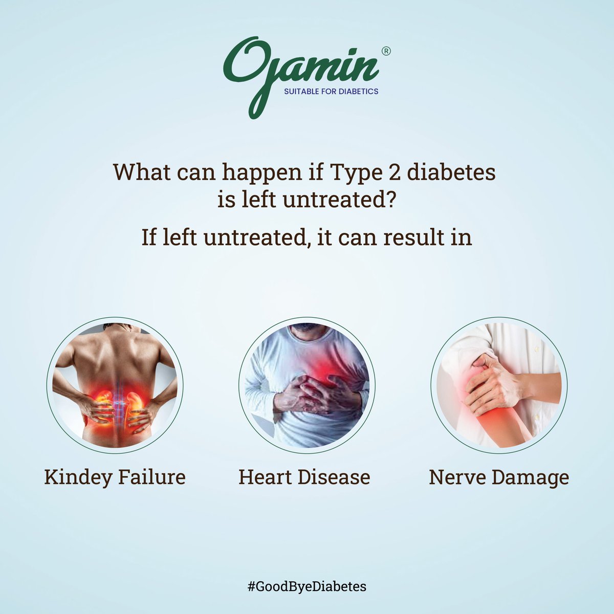 IndiaOjamin's tweet photo. #Ojamin helps keep a check on the advancement of Type 2 diabetes without any side effects.
You can lessen your risk of potentially fatal consequences by managing your blood sugar levels by consuming a 100% Ayurvedic tonic, Ojamin. 

Learn more https://t.co/euAfjwBI1Z
#ojaminindia https://t.co/WVuqLmlnpU