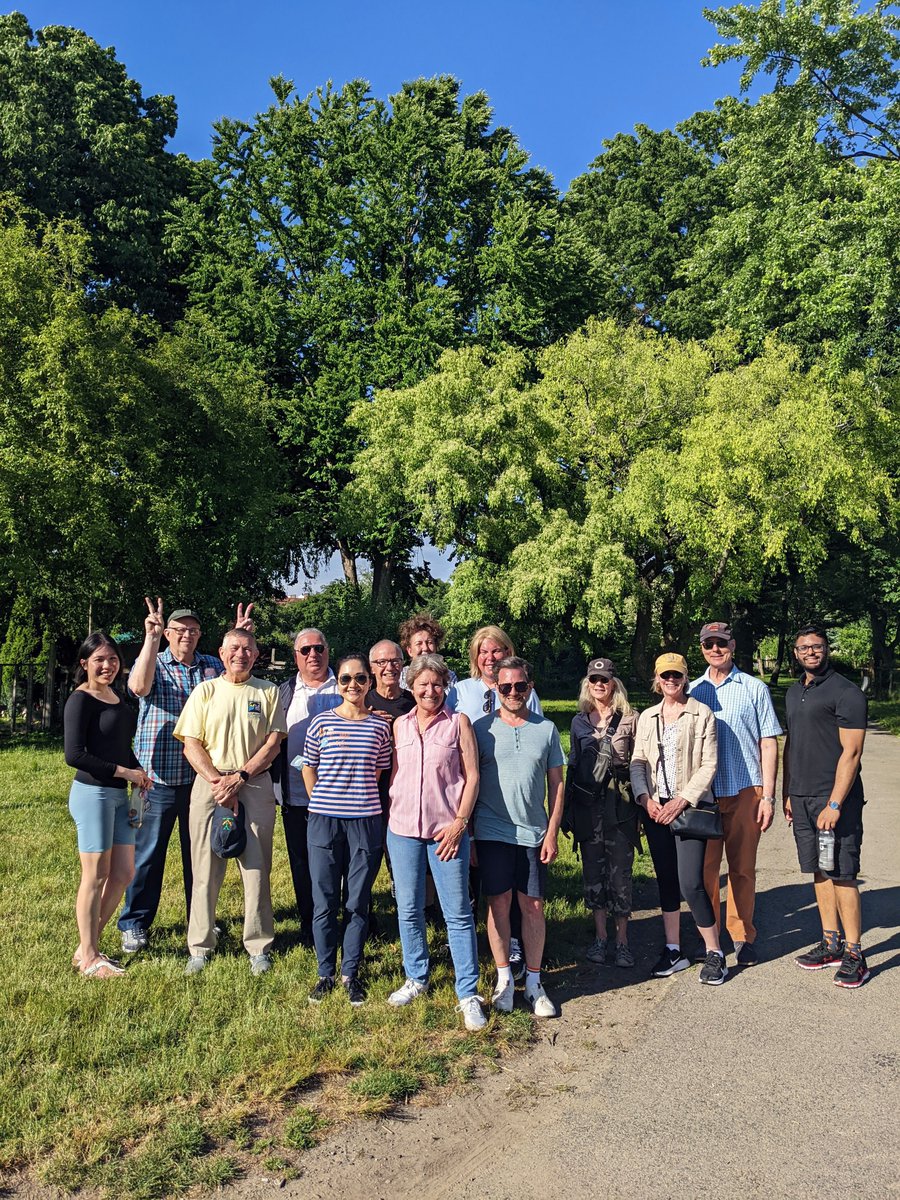 During our walk and stretch by the Victory Gardens, one of the gardeners gave us a tour of the public (exotic) herb garden! #amimhealth #inclusivefitness #bostonfit #fiftyplusfitness