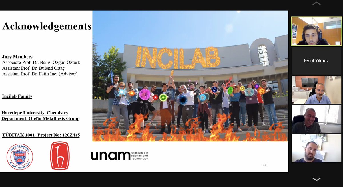 GraduationAlert-2:<a href="/kutaysagdicus/">KUTAY SAĞDIÇ</a> successfully presented his MSc thesis!Very enjoyed to work together for 2 yrs.Led our <a href="/Tubitak/">TÜBİTAK</a> #ARDEB 1001 project from our site&amp;achieved milestones along w/collaborative articles.Thanks heaps to Profs.Ortaç&amp; @hakuironin
<a href="/BilkentUniv/">Bilkent Üniversitesi</a> <a href="/bilkentunam/">Bilkent UNAM</a>