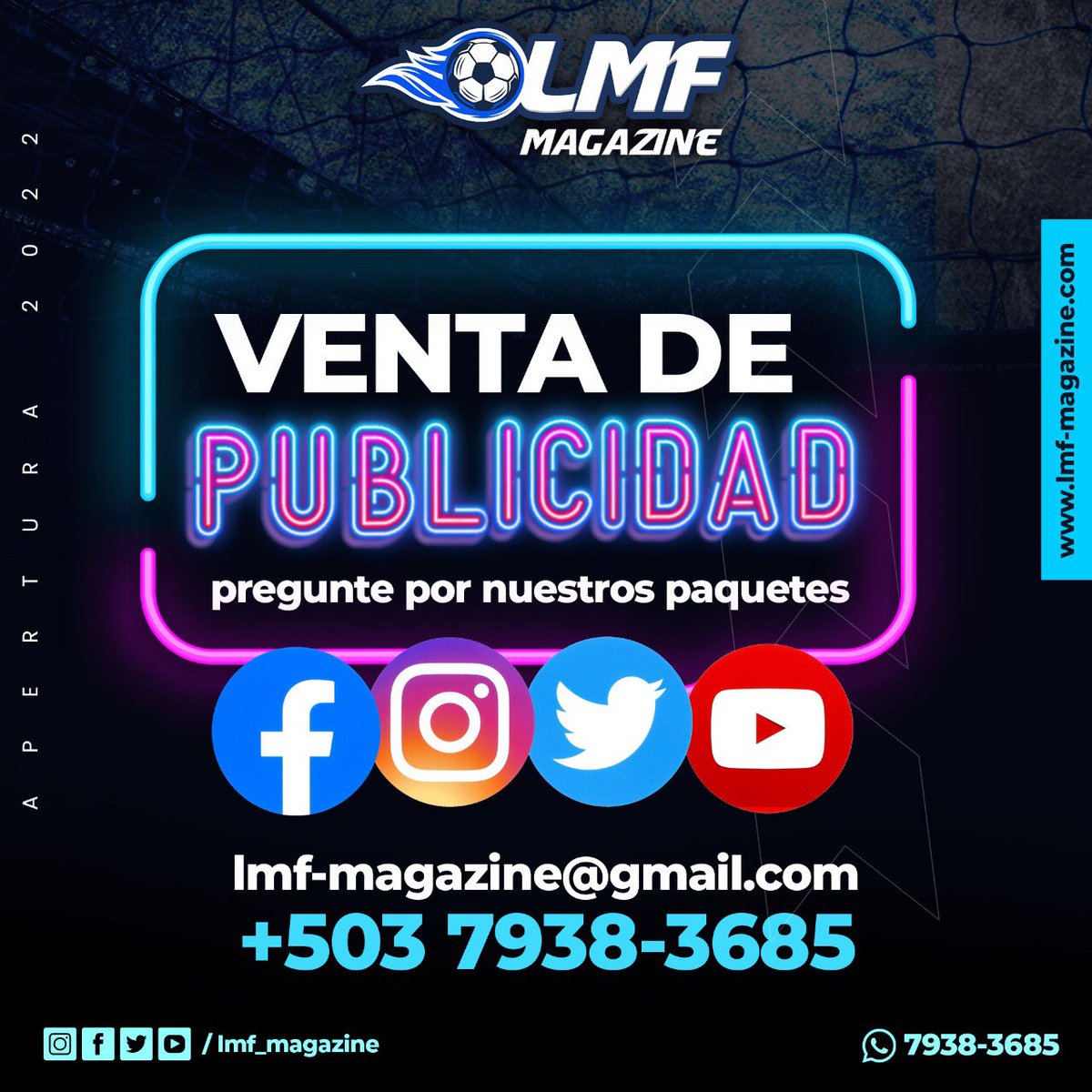 🔆 🔈🔉🔊 ANUNCIA tu marca, tu evento o tu producto con NOSOTROS 🔆

📲 7938 - 3685 o escríbe al WhatsApp