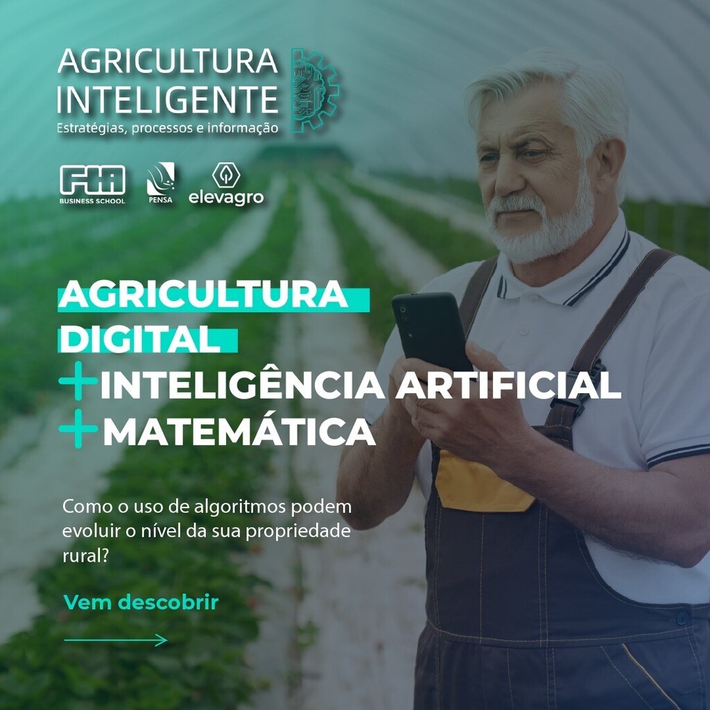 elevagro's tweet photo. O uso da tecnologia pode evoluir o nível da sua propriedade rural! Com o curso de extensão Agricultura Inteligente você aprende como fazer isso e muito mais. Acesse: https://t.co/fU95uJKLD6 https://t.co/WoGjuYy5iT
