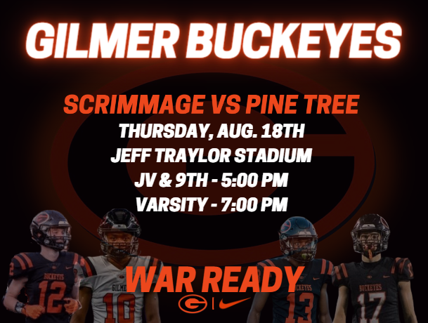 GilmerBuckeyeFB's tweet photo. Scrimmage Day!
#WARREADY #ArmyofBuckeyes https://t.co/dPBOiCxHWN
