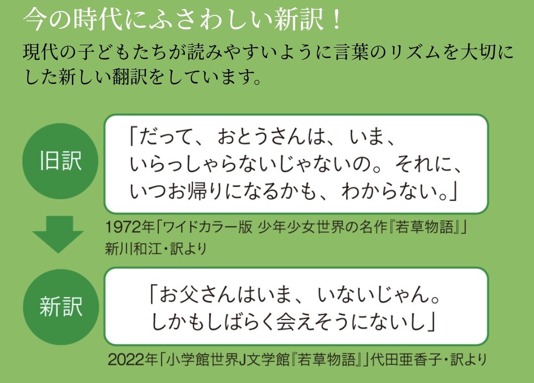 若草物語 のフランクな新訳が時代背景を無視している むしろ入門としてはちょうど良い 賛否両論 Togetter