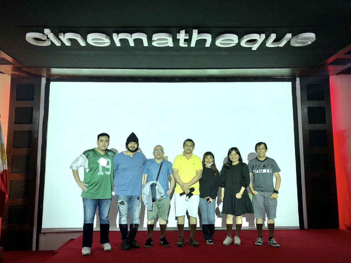 fdcpdavao's tweet photo. โThe Highest Peakโ Director Arbi Barbarona and his film crew showed up at tonightโs screening! What a surprise! ๐๐ฝ #TanawMindanaw #TeamFDCP #CinemathequeCentreDavao https://t.co/2CGU7llmzj