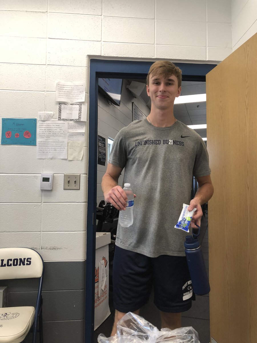 Worker of the Week: Period 3
▫️Michael Carter          
▫️Grade: 12th
▫️Sport: Baseball 
✅Culture Wins. Effort. Energy.
