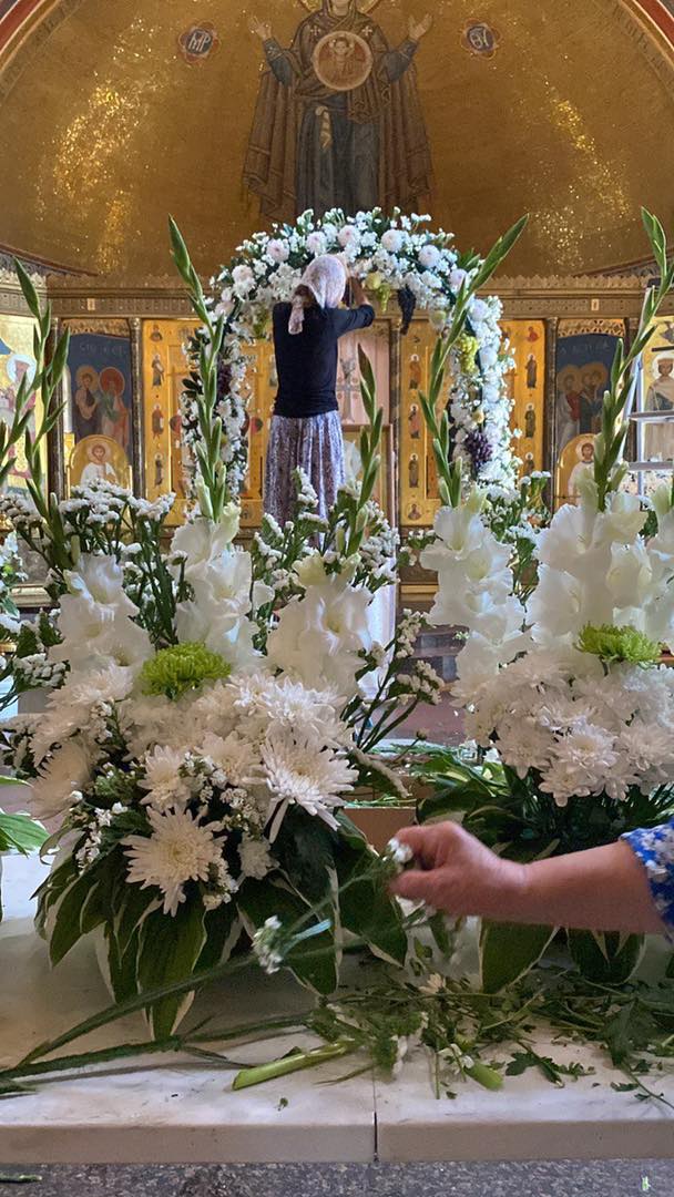 StElisabethConv's tweet image. Getting ready to celebrate the Great Feast of the Transfiguration of the Lord.
Photos: our church in honour of the Reigning Icon of the Mother of God on the eve of the Feast of Transfiguration, August 18, 2022.
#StElisabethConvent #obitelminsk #conventlife