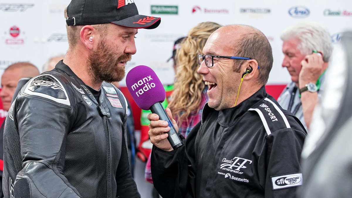 ManxGrandPrix's tweet image. TUNE IN &amp;amp; LISTEN LIVE EVERYDAY TO RADIO MGP 
Join Chris Kinley, Chris Boyde and previous MGP winner Carolynn Sells live from the TT Grandstand. Together they’ll take fans deeper inside the event than ever before. 
From Sunday 21st on @ManxRadio 
More info: bit.ly/3Qfnz5k