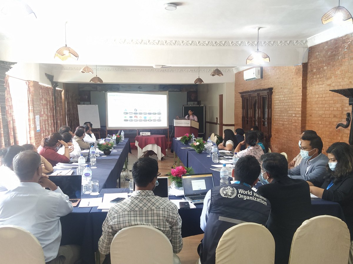 A step towards Expanding the boundaries of @Pathogengenomics and  @GenomicSurveillance in the region # Bioinformatics training duly organized by @WHOSEARO #NPHL Nepal @IGIBSocial with @SridharSivasub3  @bani_jolly @vinodscaria