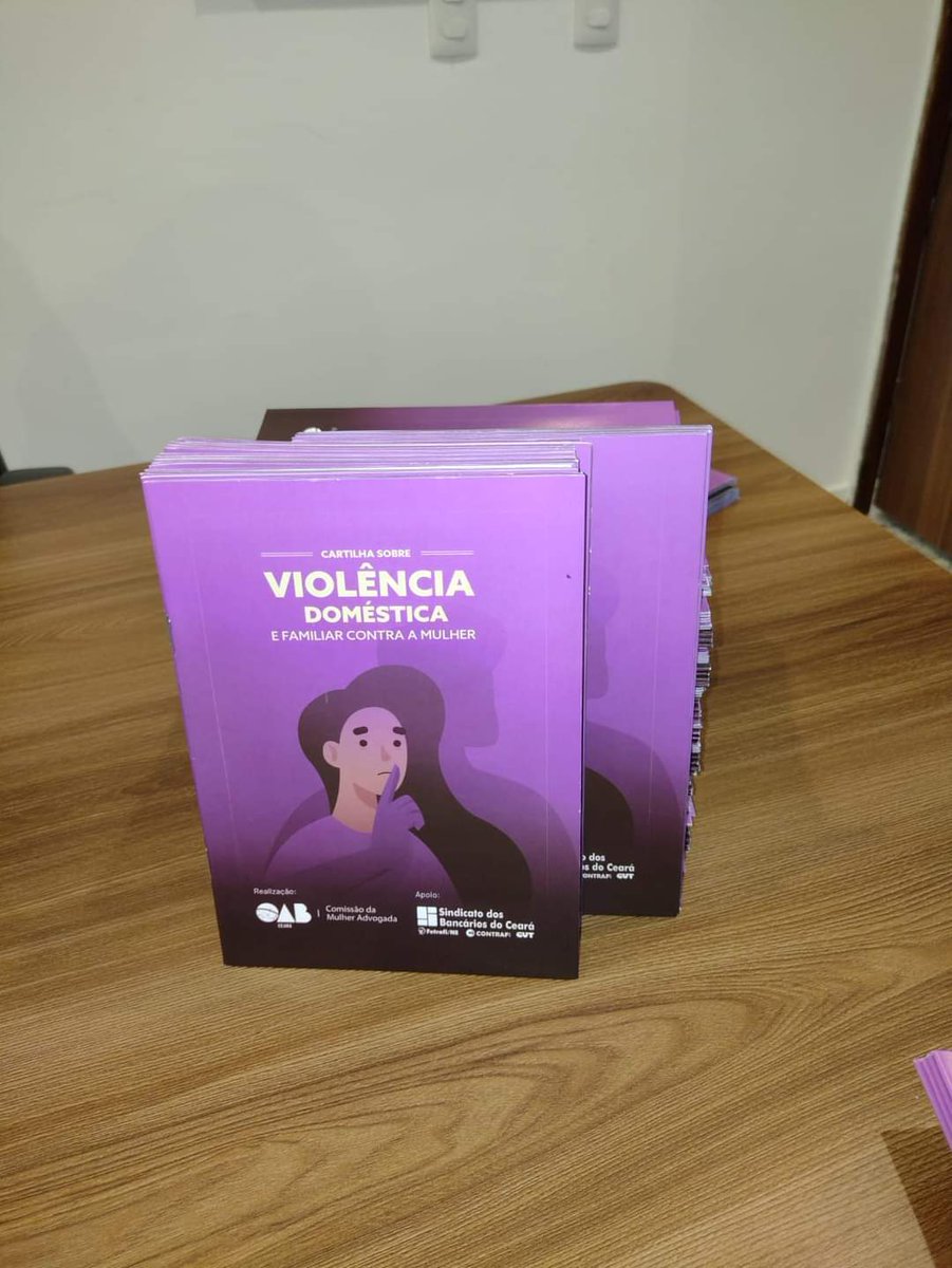 cutceara's tweet photo. ||| CUT Ceará participa do lançamento da Cartilha sobre a Violência Doméstica e Familiar contra a Mulher |||
.
O projeto foi realizado pela Comissão da Mulher Advogada da OAB/CE (CMA), em parceria com o Sindicato dos Bancários do Ceará.
.
#OABCE
#BANCARIOSCE https://t.co/aNGg8s4Rsn