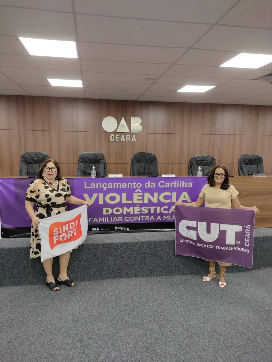 cutceara's tweet photo. ||| CUT Ceará participa do lançamento da Cartilha sobre a Violência Doméstica e Familiar contra a Mulher |||
.
O projeto foi realizado pela Comissão da Mulher Advogada da OAB/CE (CMA), em parceria com o Sindicato dos Bancários do Ceará.
.
#OABCE
#BANCARIOSCE https://t.co/aNGg8s4Rsn