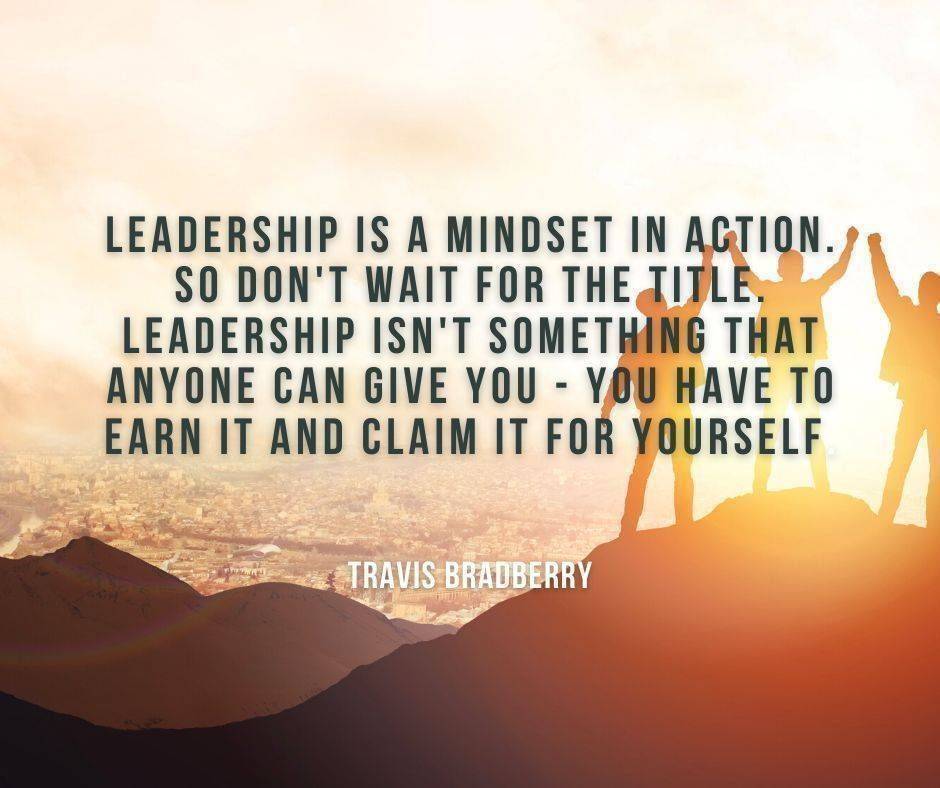 Become a leader today.