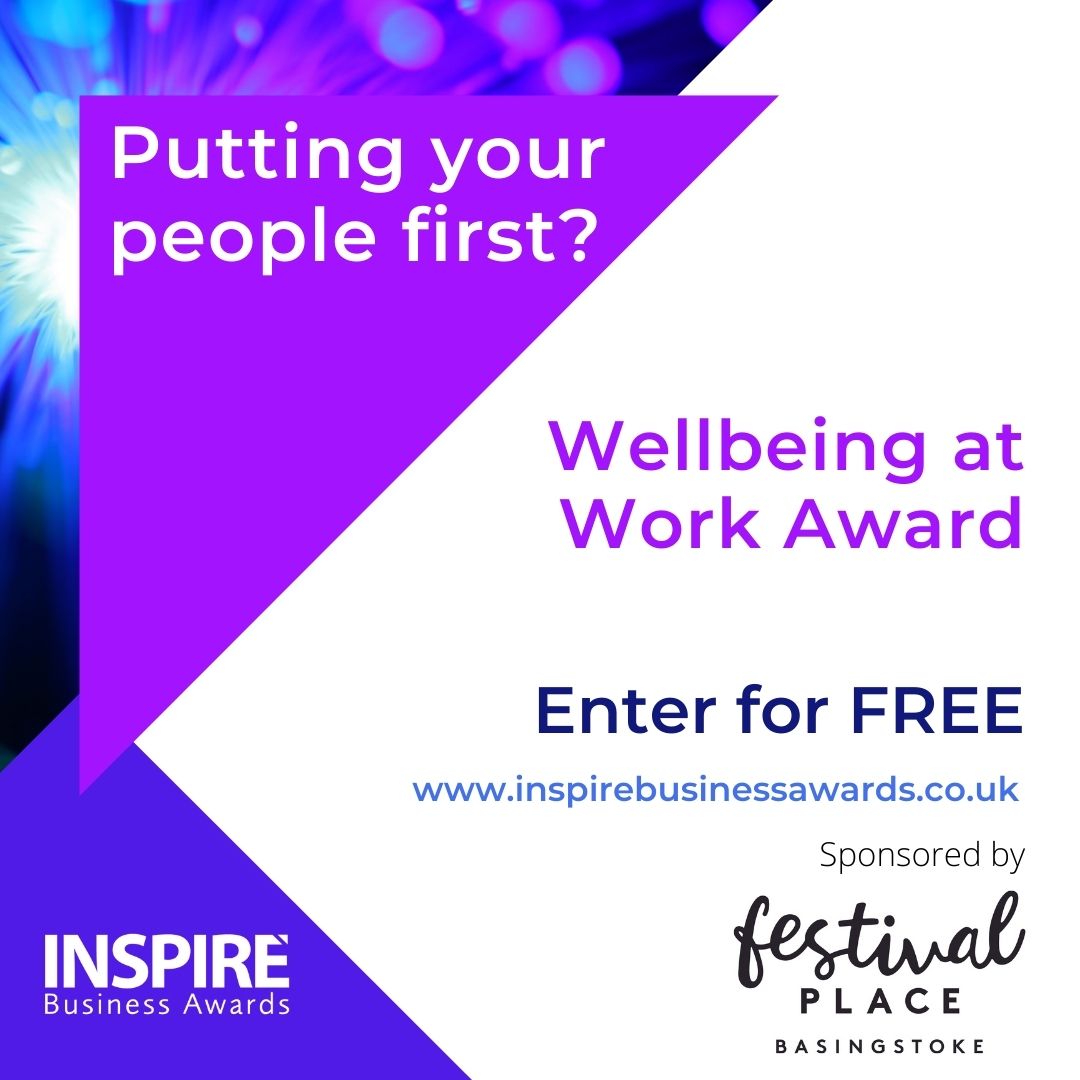 Inspireawards's tweet photo. Could you be this Years winner of the Wellbeing at Work Award? 🌟

This award will be presented to any business who can demonstrate their passion and dedication to mental health among their staff. 

This award is kindly sponsored by https://t.co/QLv9bN51Nh

#inspirebusinessawards https://t.co/hCw8svg3xP
