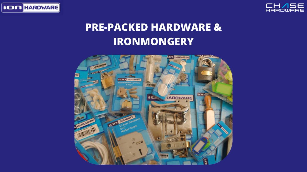 Chase_Hardware's tweet photo. We offer a full range of pre-packed hardware &amp; ironmongery products, which is perfect for the retail sector!

Shop the range here: https://t.co/EPCWaQr2NQ

#hardware #ironmongery #prepacked #shopnow https://t.co/BCQxFrLZxA