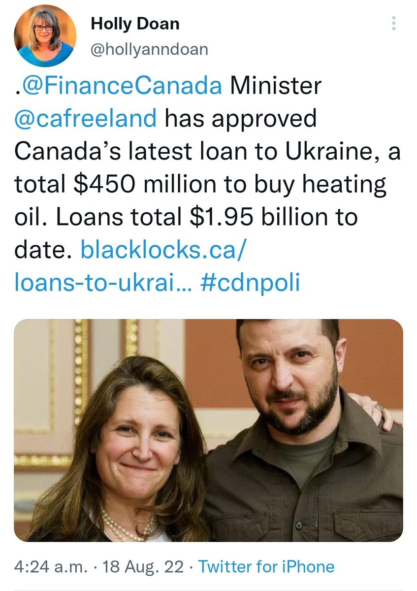yourlibertyproj's tweet photo. Shouldn't it be for windmills and solar panels @cafreeland @JustinTrudeau? 🤔 https://t.co/d5u9yOd2Co