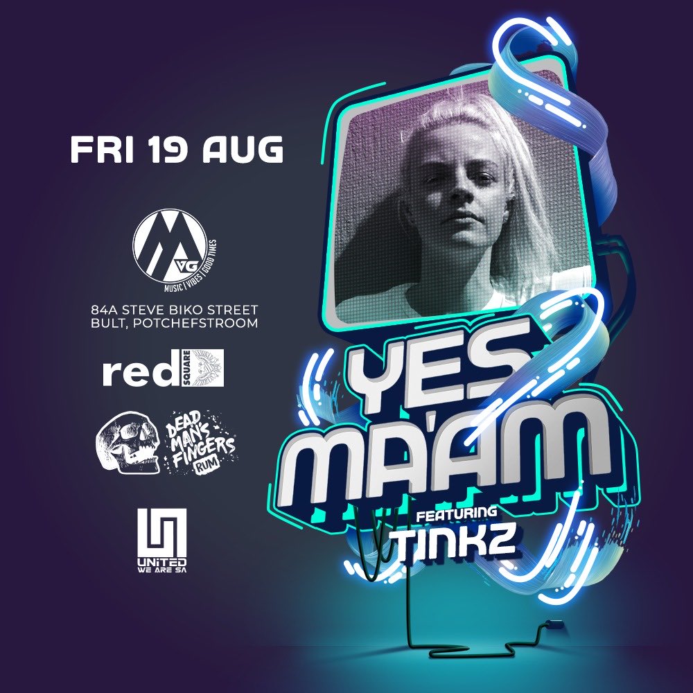 *** ARTIST *** 

Tinkz will be joining our MVG Potch line up this Friday! 

#dj #djane #femaledj #yesmaam #yesmaamtour