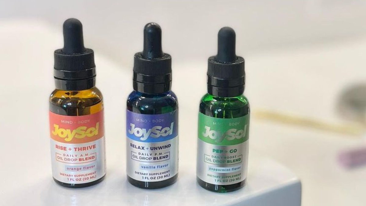 JoySolCBD's tweet photo. SO MANY amazing things to say about our Oil Drop Blends. But can we be shallow for just a minute? They are hands down the best tasting CBD Oils you'll ever try. Citrus for morning, peppermint for afternoon and vanilla for evening. Don't let taste get in the way. #CBDrules. https://t.co/9xdXyVF4l5