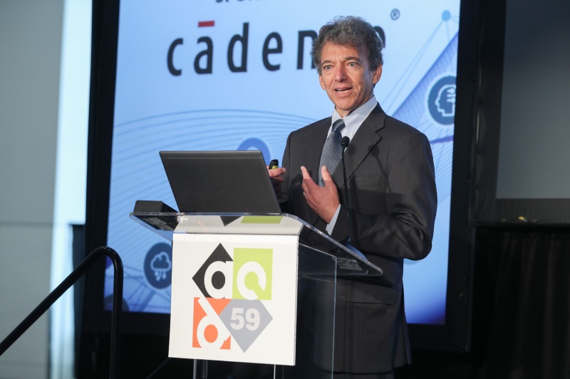 DACconference's tweet photo. What does the state of the EDA industry look like? Presented by Jay Vleeschhouwer from Griffin Securities at #59DAC, this analyst talk is not one to miss. Watch now: https://t.co/6s003oZhzZ