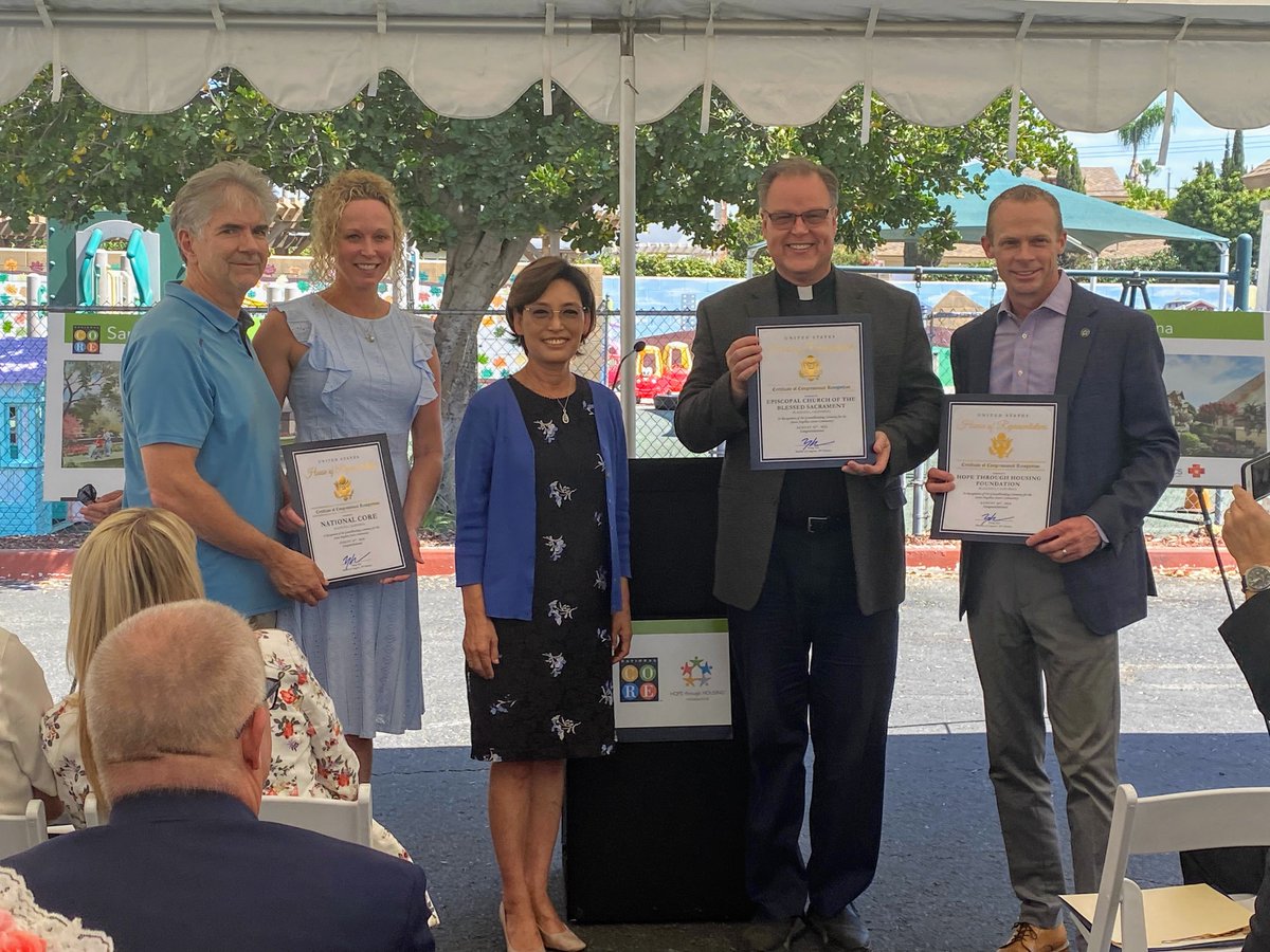 RepYoungKim's tweet photo. The Santa Angelina Senior Community is coming soon to #Placentia! Thank you to @National_CORE, @hopethf, @ochealth, @PlacentiaCA, @OCGovCA, @LADiocese and @cbhda for your tireless work on this project to house our vulnerable seniors. https://t.co/vPn1qBw4AA