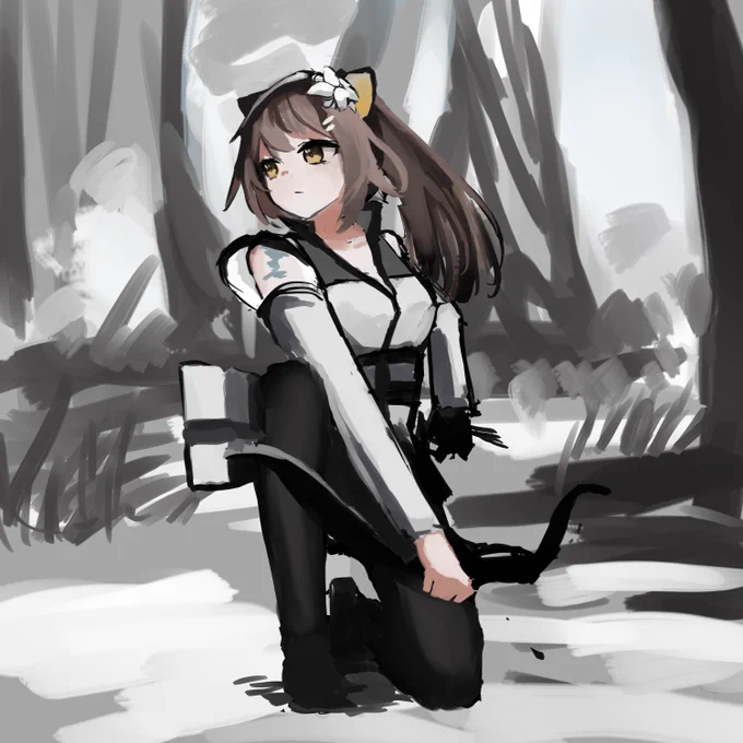 #アークナイツ版深夜の真剣お絵かき60分一本勝負 
