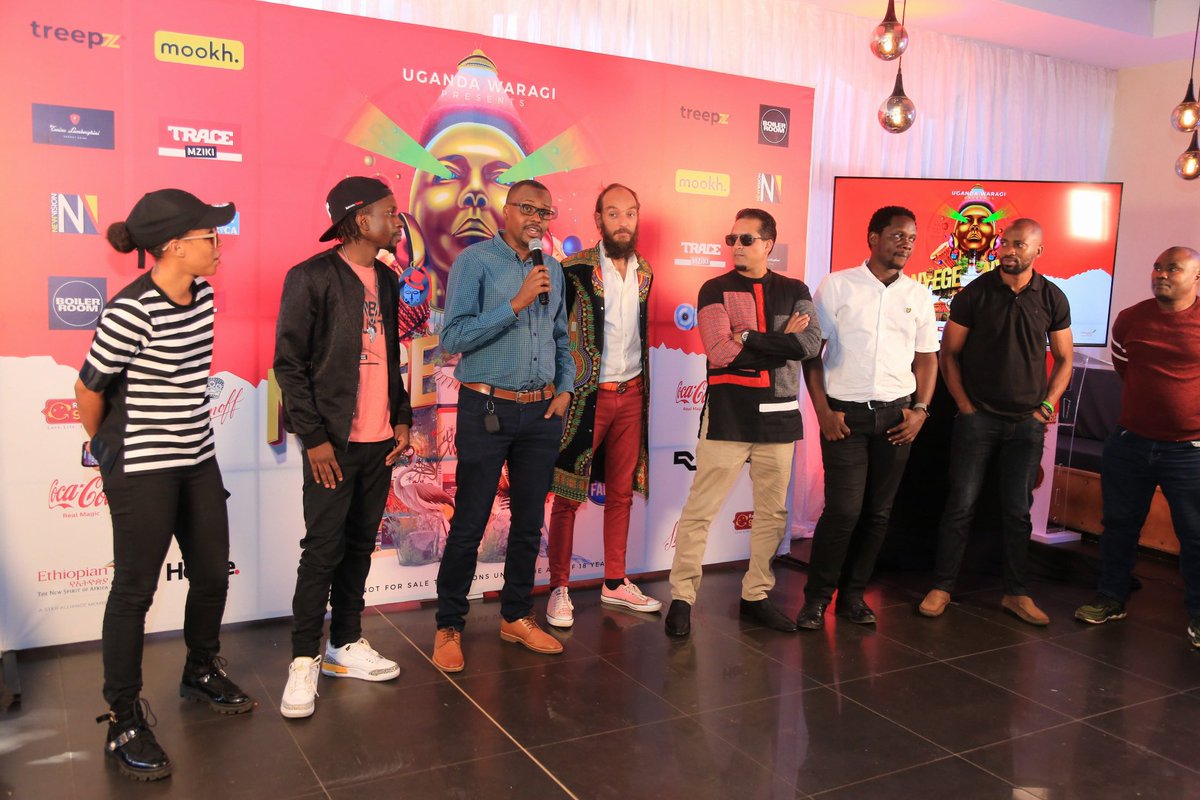 HedgeMarketing's tweet photo. ~ Pictorial~ 
A few photo moments from the Nyege Nyege Presser.
Get you and your gang ready for #Nyege22 happening this September at Itanda Falls.
@NyegeNyegeFest https://t.co/G9Rzaph3yH