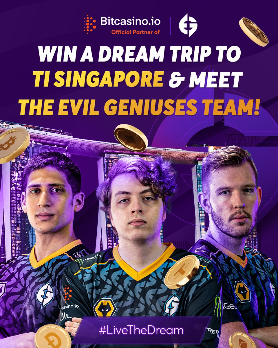 Meet the @EvilGeniuses team &#128525;
Business-class trip to Singapore &#127961;️
Luxurious stay in Marina Bay Sands &#127958;️
Experience TI #Dota 2 &#129292;

Sounds like a dream, right? You can live it! &#128521;

Check out more here: 

