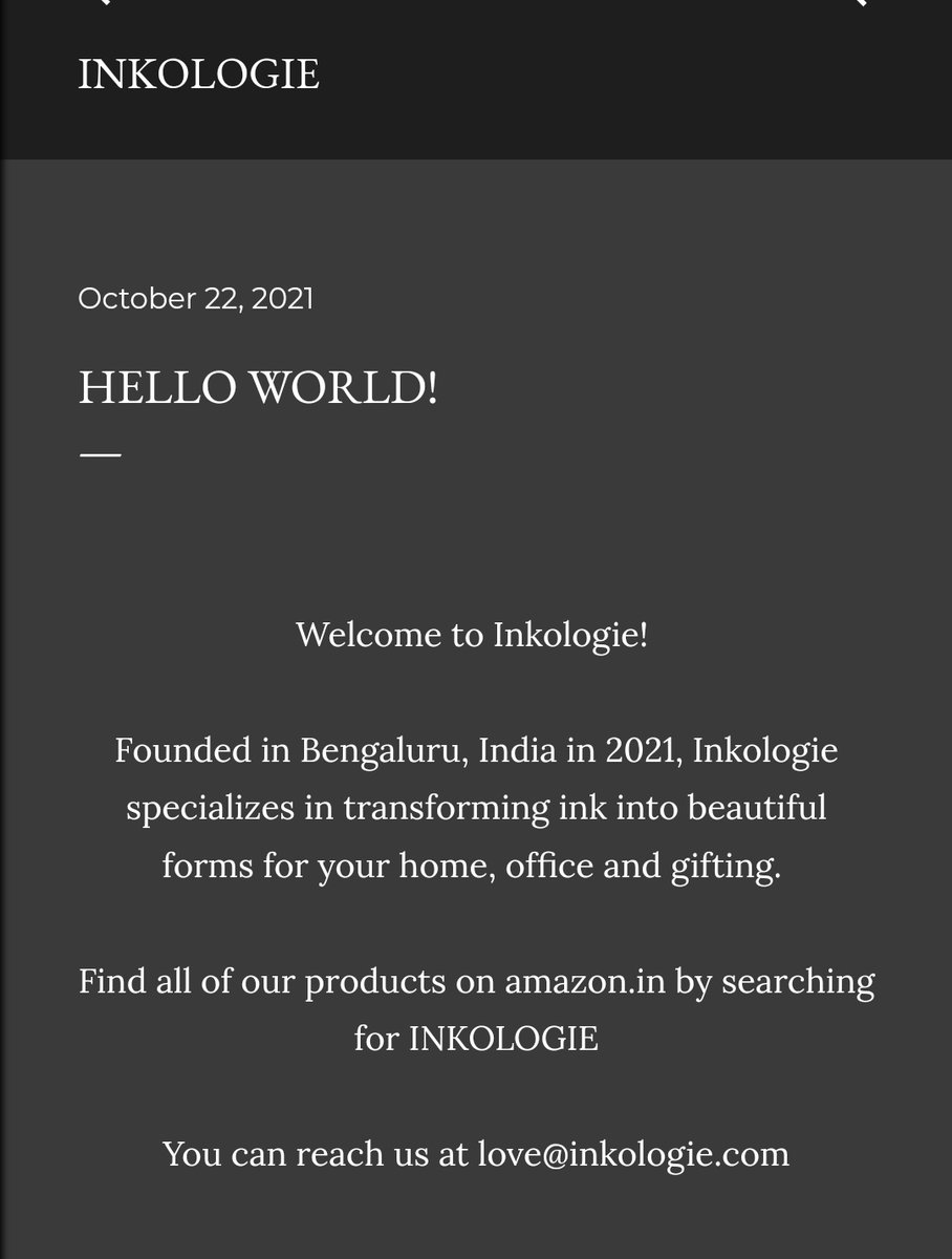 Hi @amazonIN it's high time you check what you are selling .  Else next time you won't have your customers here. This seller is Inkologie, a Bengaluru based organization.