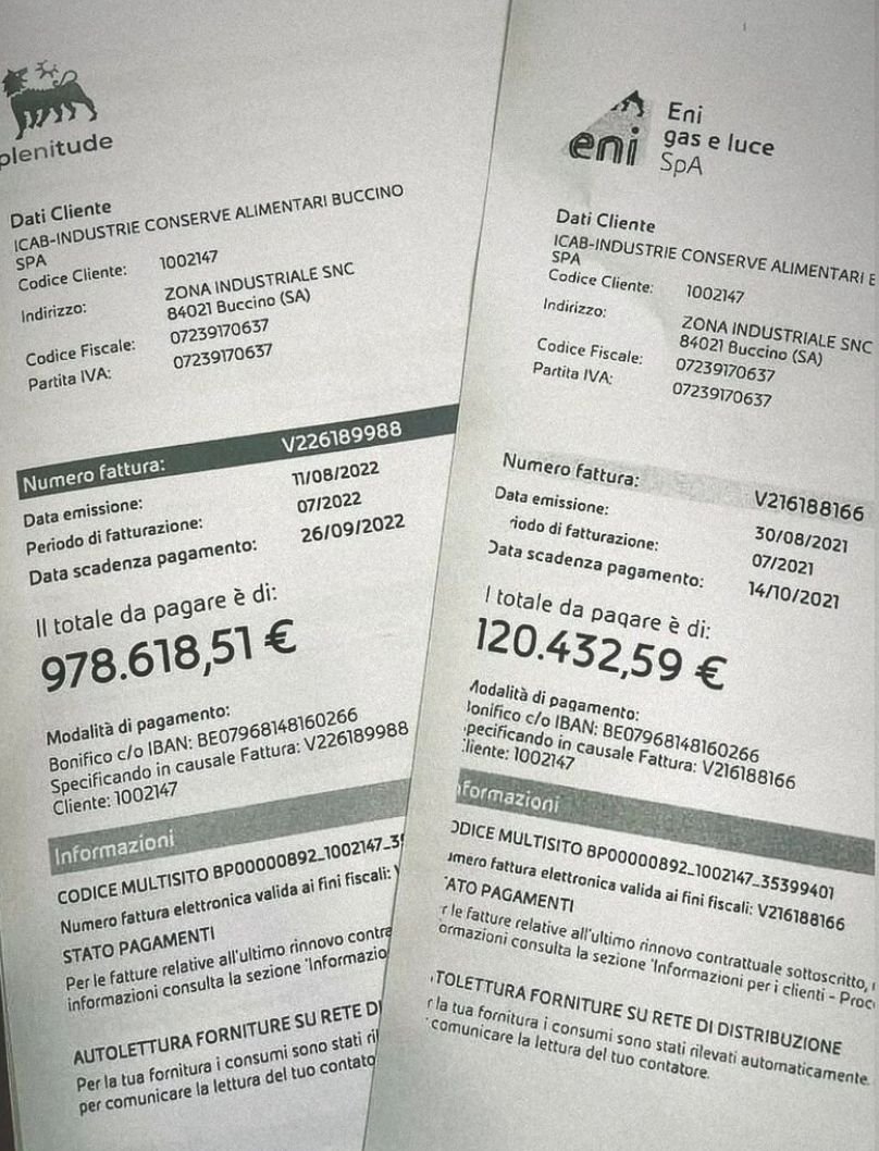 davidpadrao_'s tweet image. Conta de luz de uma indústria de alimentos na Itália:

Antes: 120.432,59 euros.
Agora: 978.618,51 euros.

Um crescimento de 712,59% em apenas 1 ano.
Já pensou em pagar 7 VEZES mais na energia da sua casa ou do seu negócio?

Agradeça por viver no Brasil em 2022.