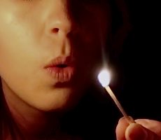 Snider published a bedside pulmonary function test (JAMA 170:1631, 1959). Hold a lighted match 6 inches from the mouth and ask the patient to blow it out.  Average 1 sec vital capacity for those who could not blow it out was 0.97 L but average of those who could was 2.8 L.