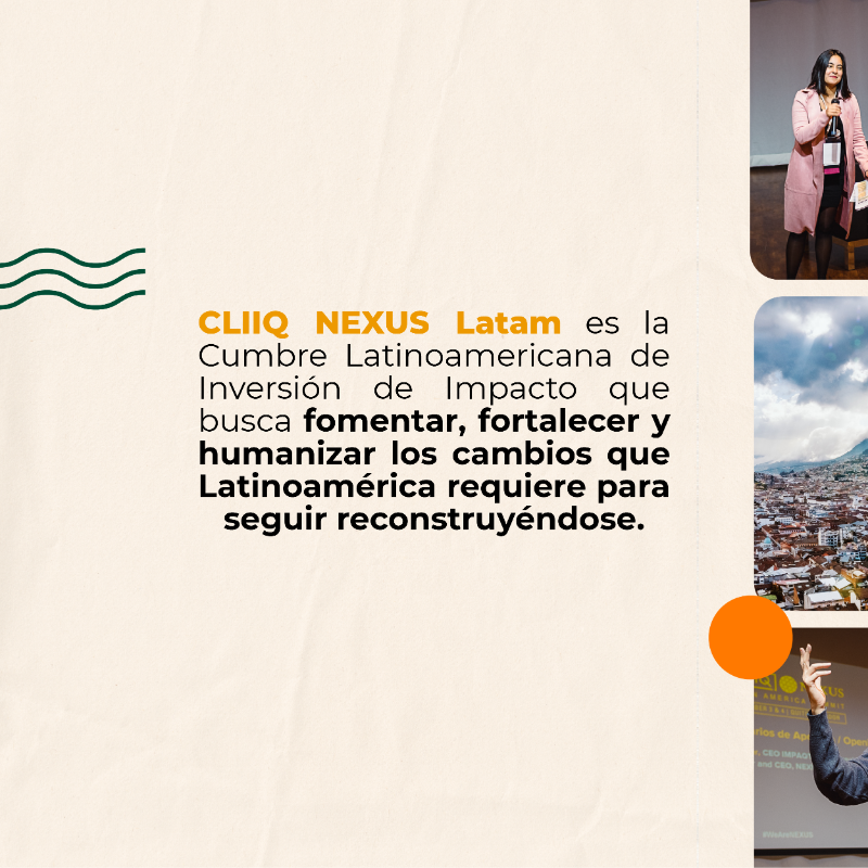 IMPAQTOec's tweet photo. ¡Quito será sede de la 5ta Cumbre Latinoamericana de
Inversión de Impacto 👉 CLIIQ NEXUS Latam 2022!🇪🇨

📍El evento se llevará a cabo en el Centro Cultural Metropolitano, del 15 al 16 de septiembre de 2022, y reunirá a destacados inversionistas de impacto.

#CLIIQ2022 #WeAreNEXUS
