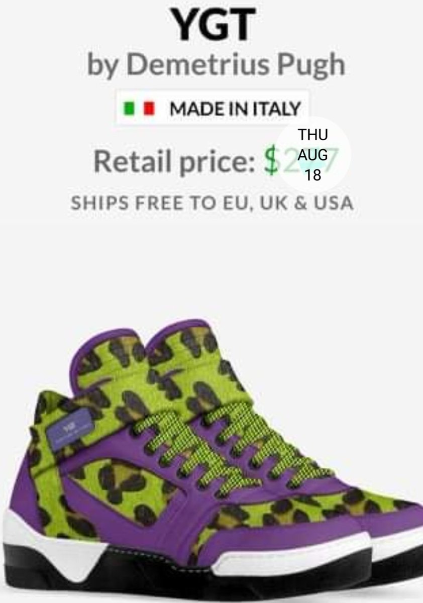 meat_pugh's tweet photo. y new shoe from from my shoeline #YGT drop today. Able to order from anywhere in the world 🌎. https://t.co/rsqvfMABk3