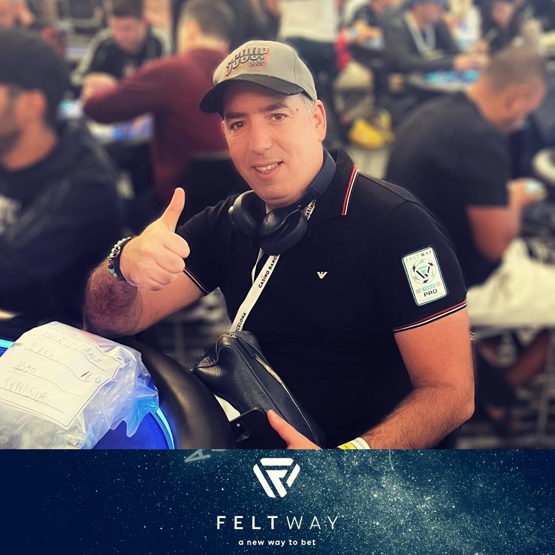 Feltway1's tweet photo. Our FeltWay Team Friends is playing the Main Event EPT Barcelona Day3🔥🔥

#feltway #ept #eptbarcelona #barcelona #crypto #tournament #poker #pokerplayer #pokerlive #pokerlife https://t.co/SmsI32oDn2