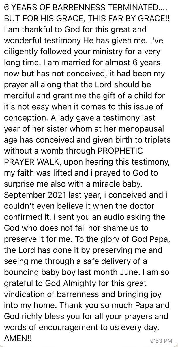 drakwasidonkor's tweet photo. I DECREE AND DECLARE, EVERY SPELL OF BARRENNESS AND MISCARRIAGE IN AND AROUND YOUR LIFE IS TERMINATED TODAY IN THE NAME OF THE LORD JESUS CHRIST!!
#MPAEBOKESE3
#GRACEHOUR
#HOUROFHOPE
#ADOM https://t.co/Cm9QqeIFvn
