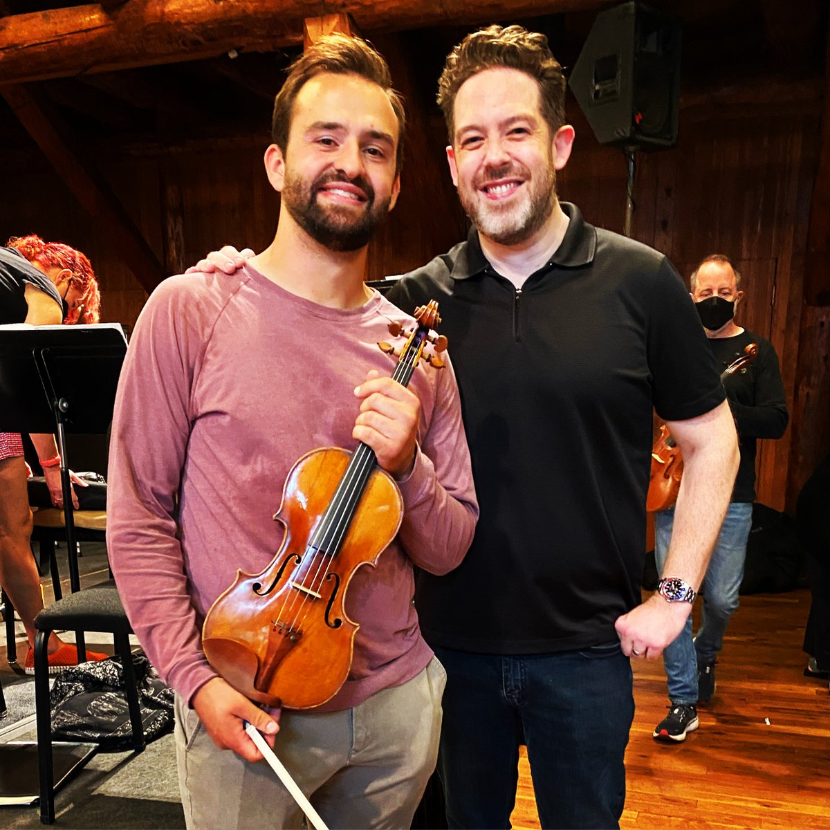 🎻 After such an exquisite Mozart 5 together at the <a href="/Indy_Symphony/">Indianapolis Symphony Orchestra</a> back in July 2018, it's an enormous pleasure to work with <a href="/WillHagenviolin/">William Hagen</a> again at the <a href="/sunrivermusic/">Sunriver Music Festival</a> Festival tonight, this time performing the Brahms Violin Concerto!