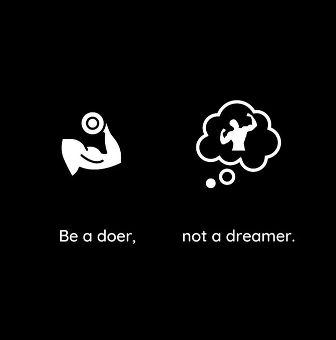 JulieAisyah2's tweet photo. Not dreamer… Do-er #PowerfulVisuals https://t.co/0Da1fJhBcy
