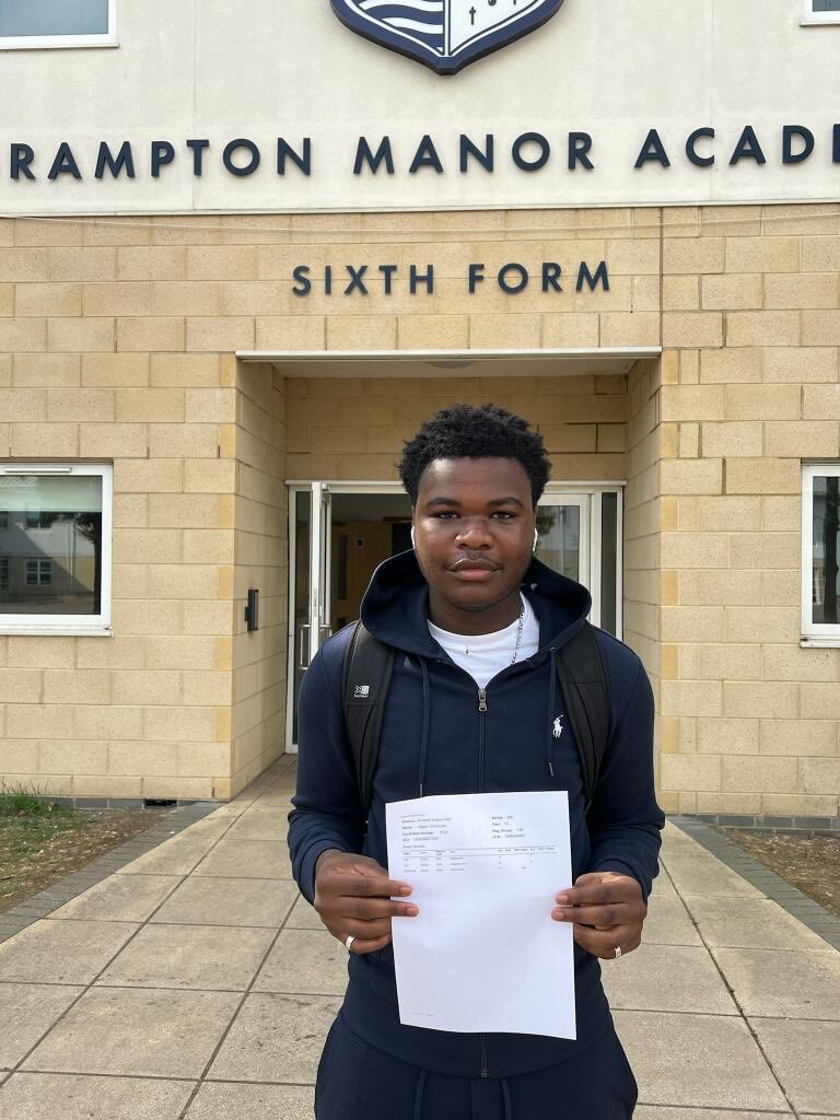 Azeez achieved A*A*A* and he will be studying medicine at the university of Oxford. Massive congratulations Azeez.