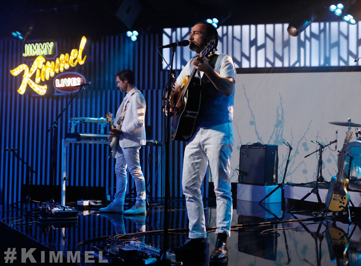 Great news! @JimmyKimmelLive is airing our episode again tomorrow (Friday) night. Tune in to see us perform “Caring Is Creepy”.