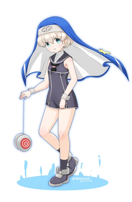 #艦これ版深夜の真剣お絵描き60分一本勝負#艦これ版真剣お絵描き60分一本勝負_20220818#Z1レーベきゅん 