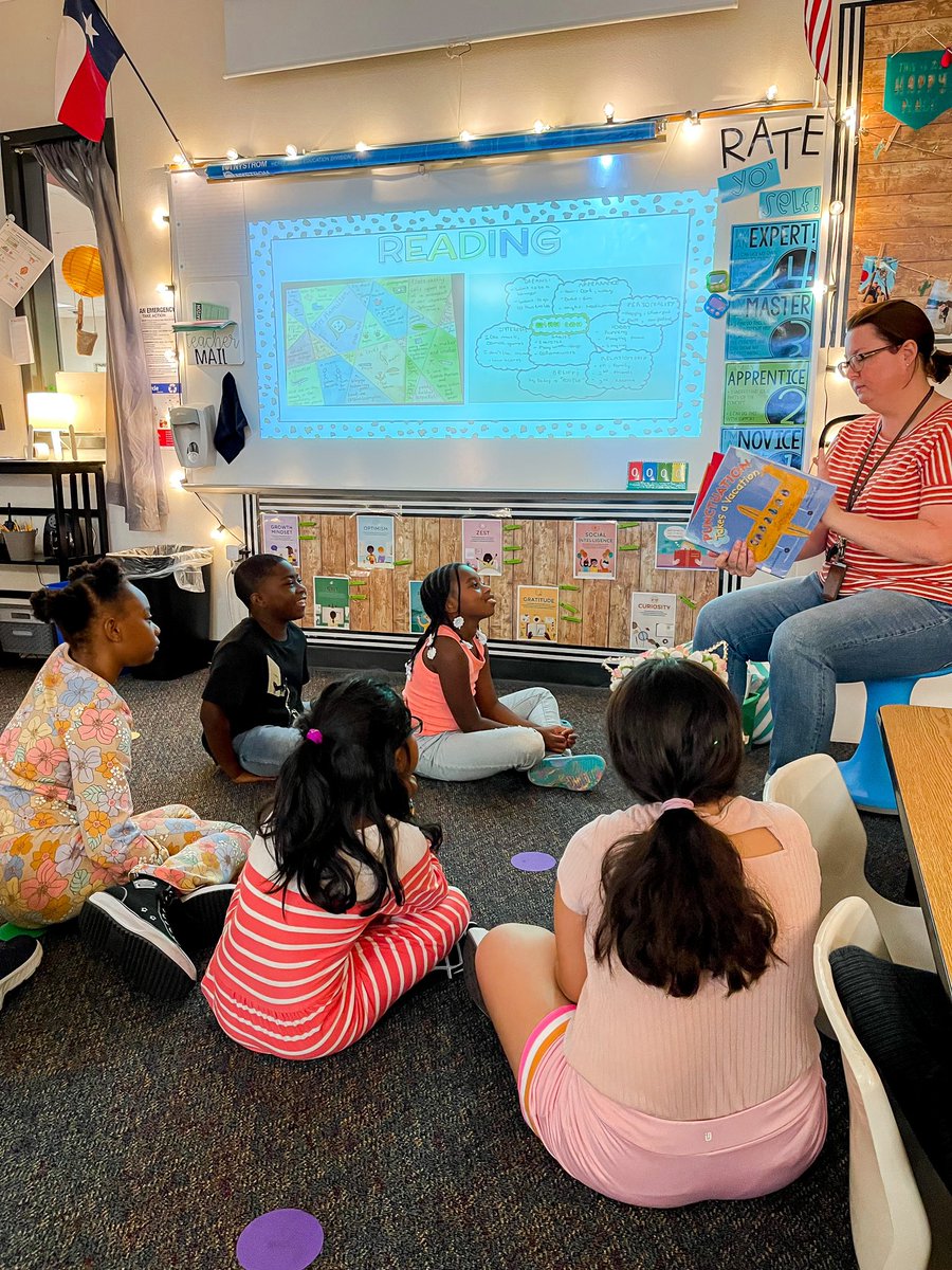 CheeseyChaffin3's tweet photo. Thank you to our FANTASTIC librarian, Ms. Karp, for coming to help up our reading interests and engagement! We are better readers because of you! 📚❤️ @ElliottLearners #FISDmadetoshine https://t.co/AqZ3Vrwqe1